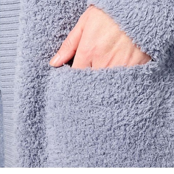 Barefoot Dreams cozy chic cardigan 
Black, large - Picture 4 of 9